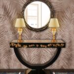 consolle specchio mirror lamp